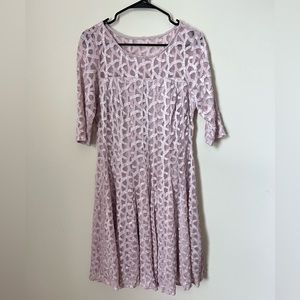 hoco/graduation blush pink long sleeve dress size 10